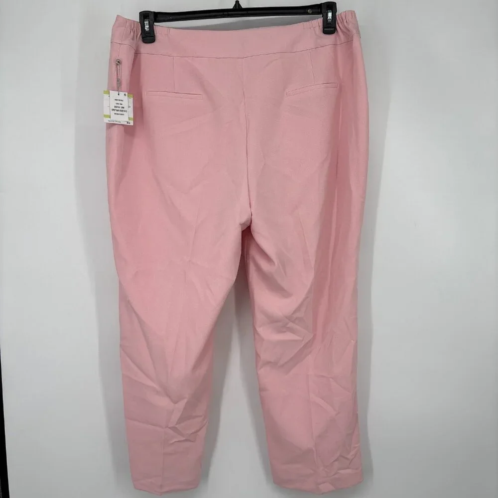 Elegant Pink Women's Pants - Picture 3 of 5